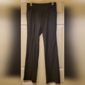 Gap-curvy fit-flared leg-pin strips-dress pants-size: 2R
